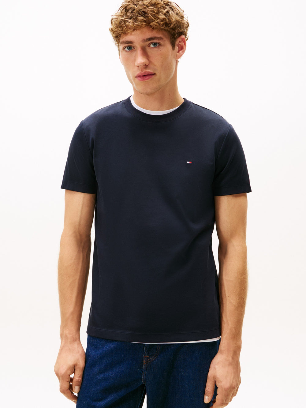 Slim Fit Solid Interlock Tshirt