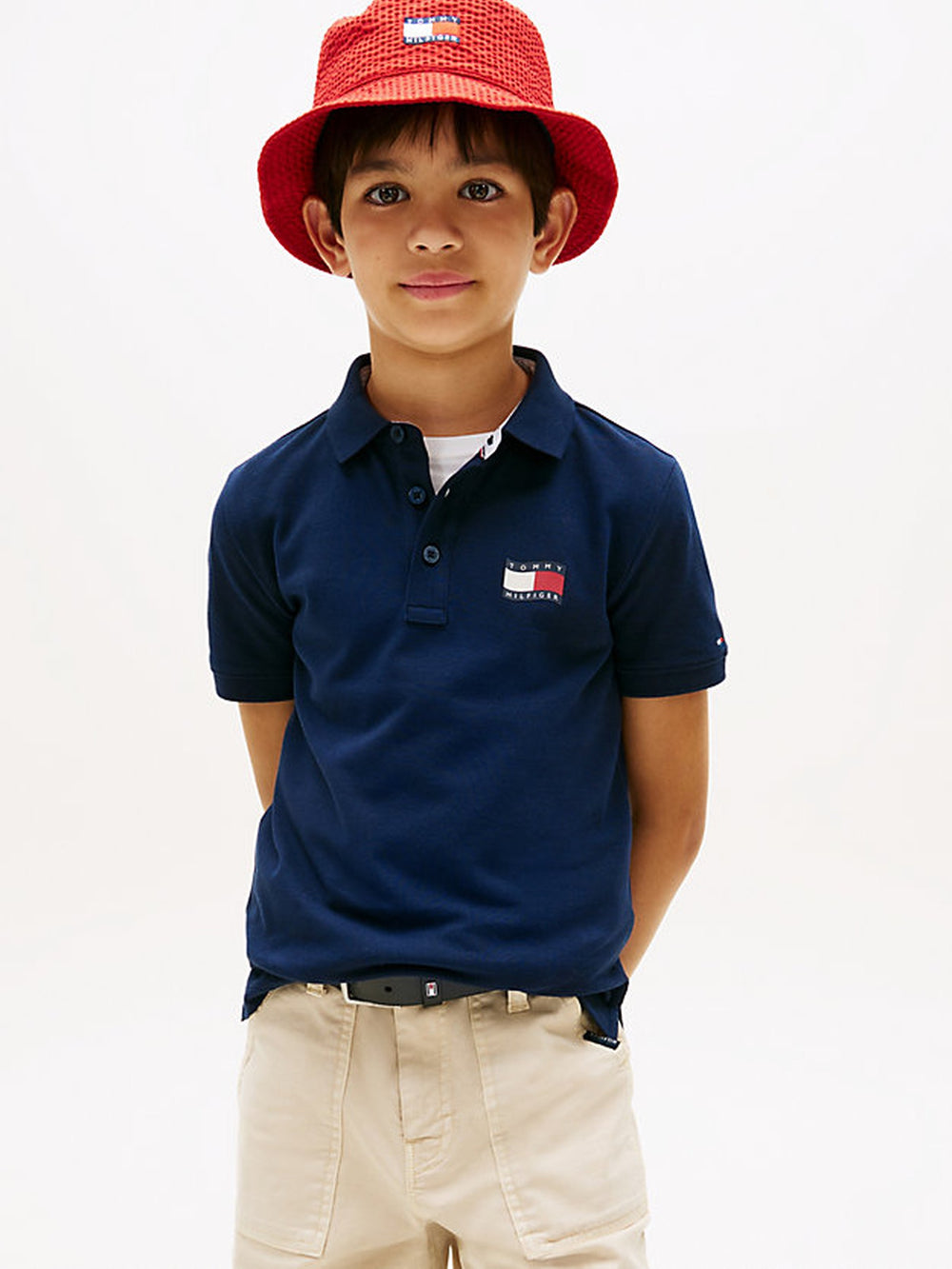 Kids Solid Polo
