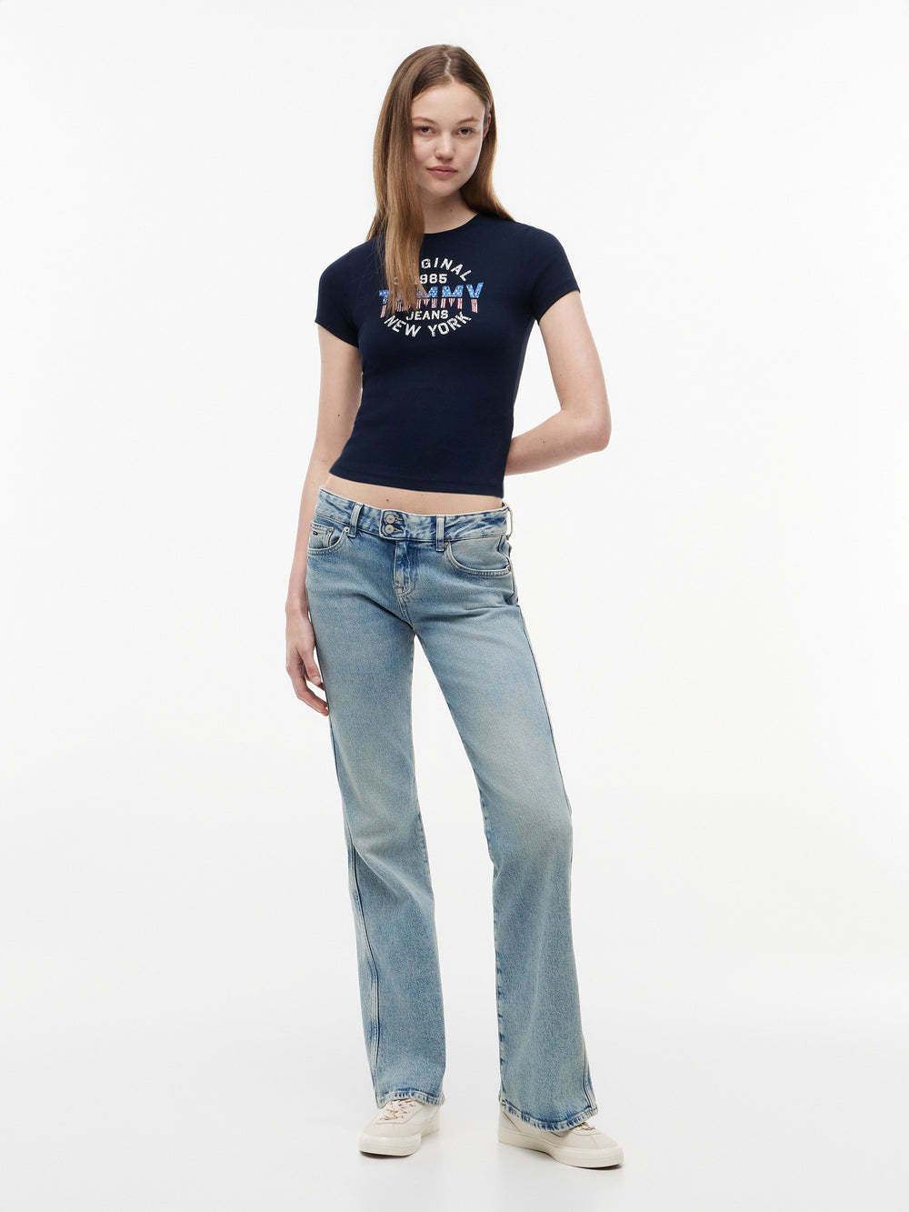 Solid Slim Fit Half Sleeve Ribbed T-Shirt