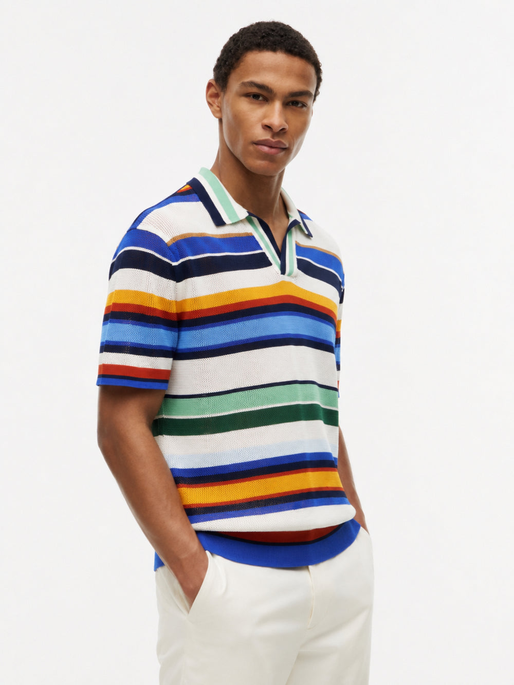 Jhonny Collar Striped Polo