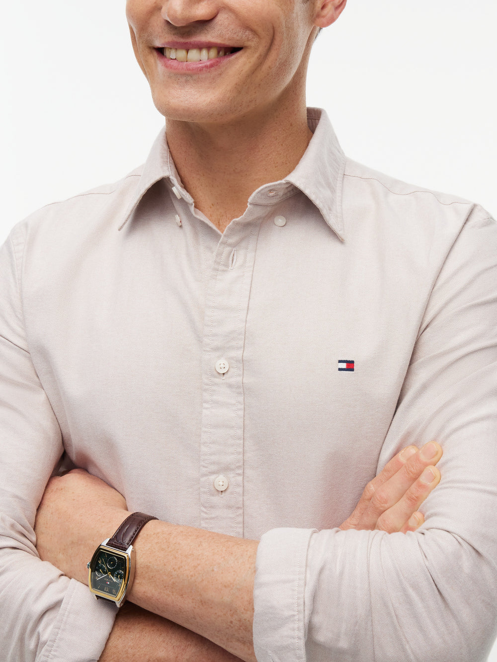 Regular Fit Solid Oxford Shirt