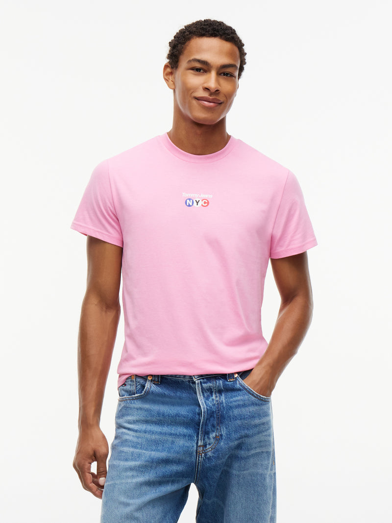 Slim Fit Nyc Logo T-Shirt