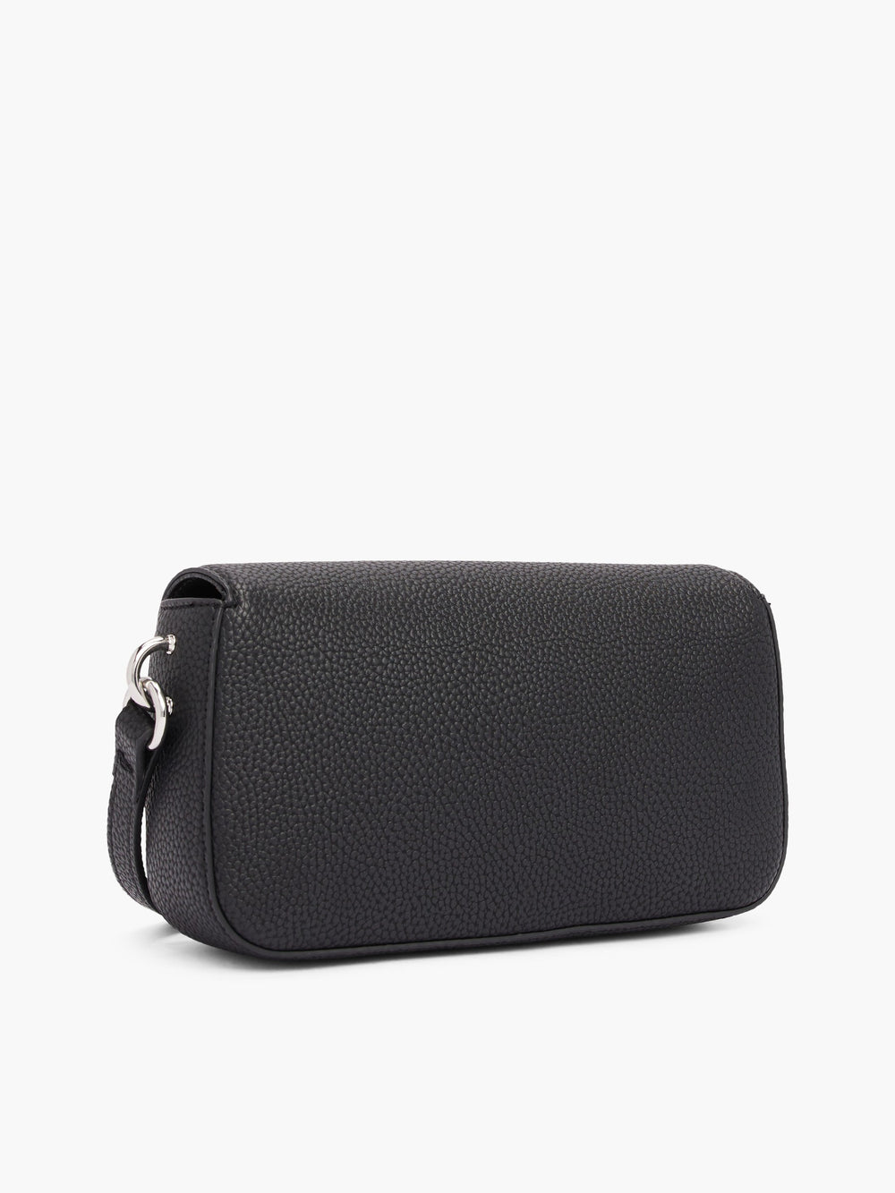 Solid Pu Crossbody Bag