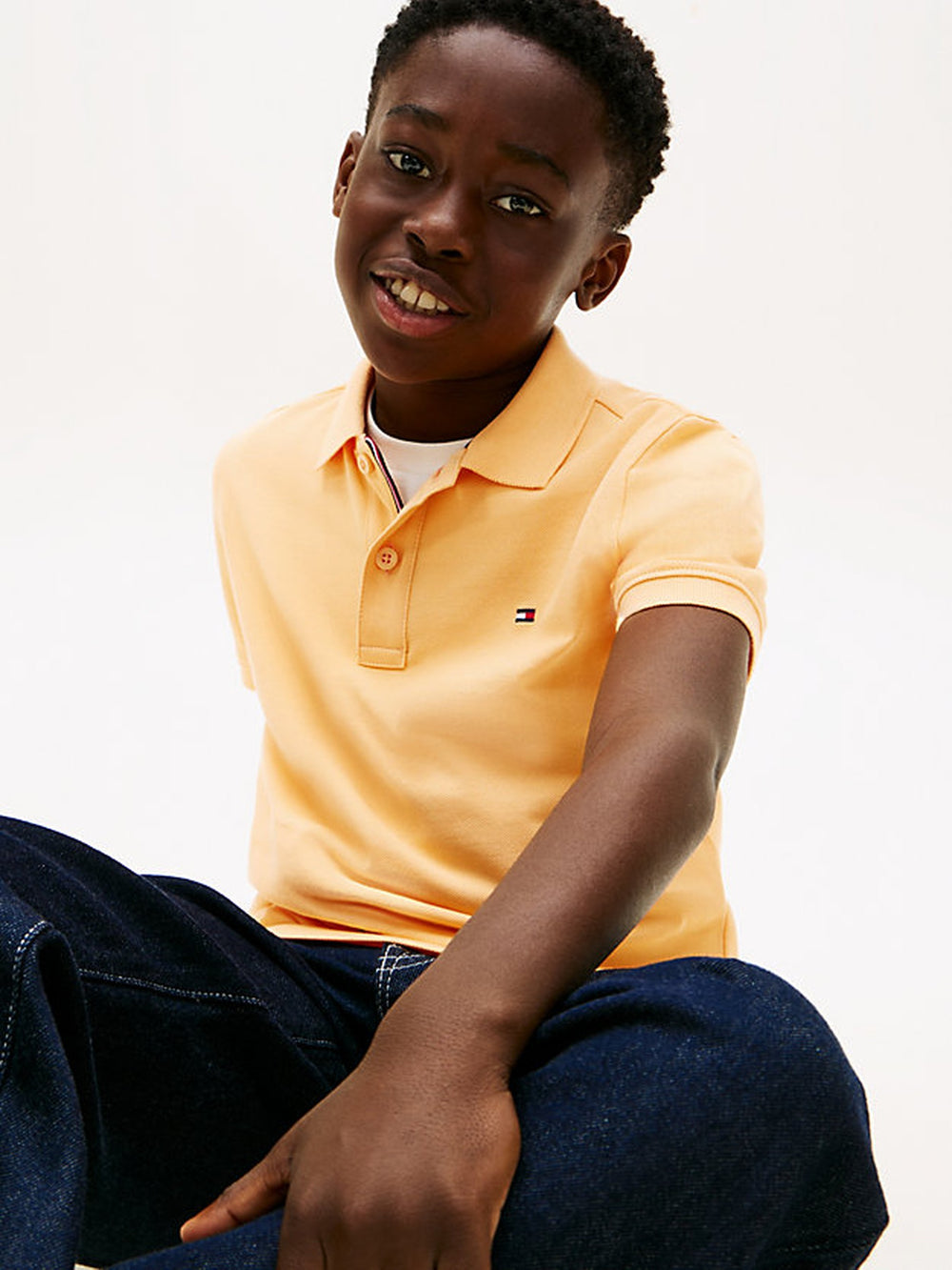 Kids Solid Polo