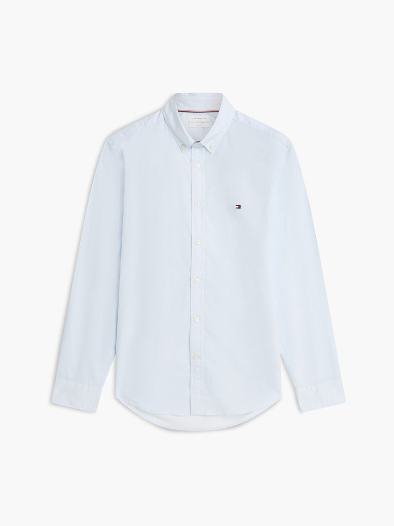Slim Fit Print Poplin Shirt