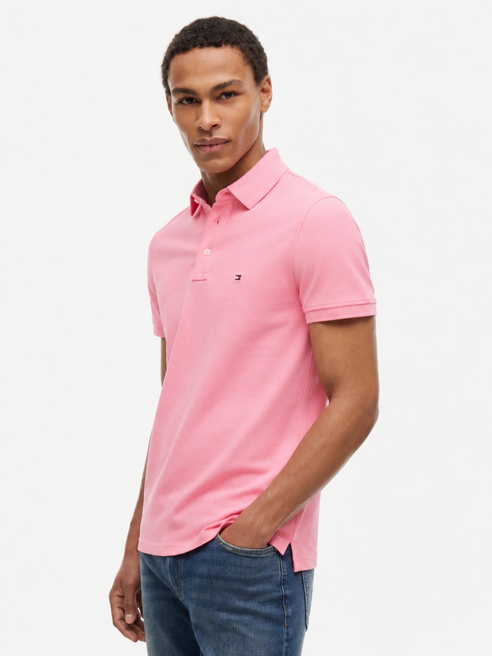 Slim Fit Solid Pique Polo