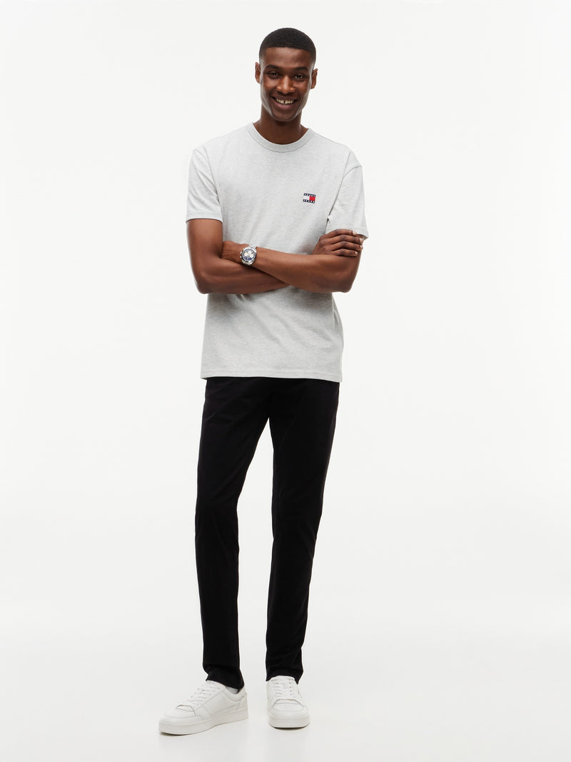 Men Scanton Slim Twill Black Trouser