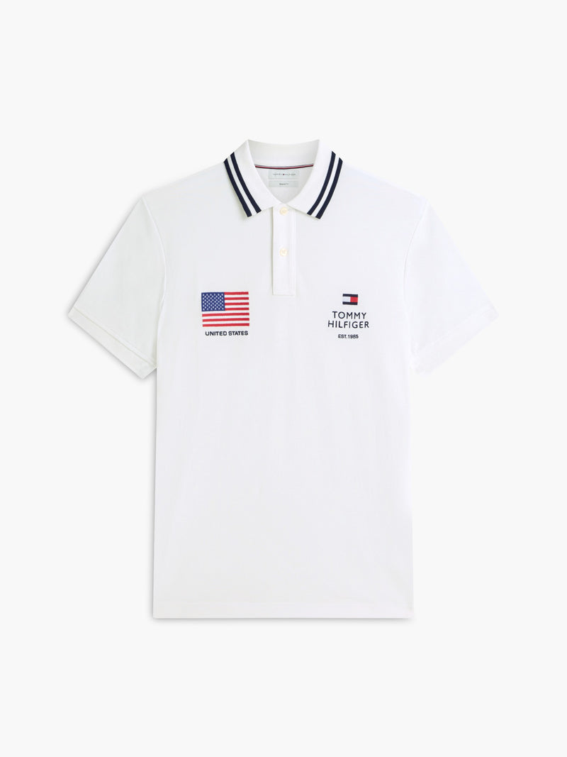 Regular Fit Graphic Pique Polo