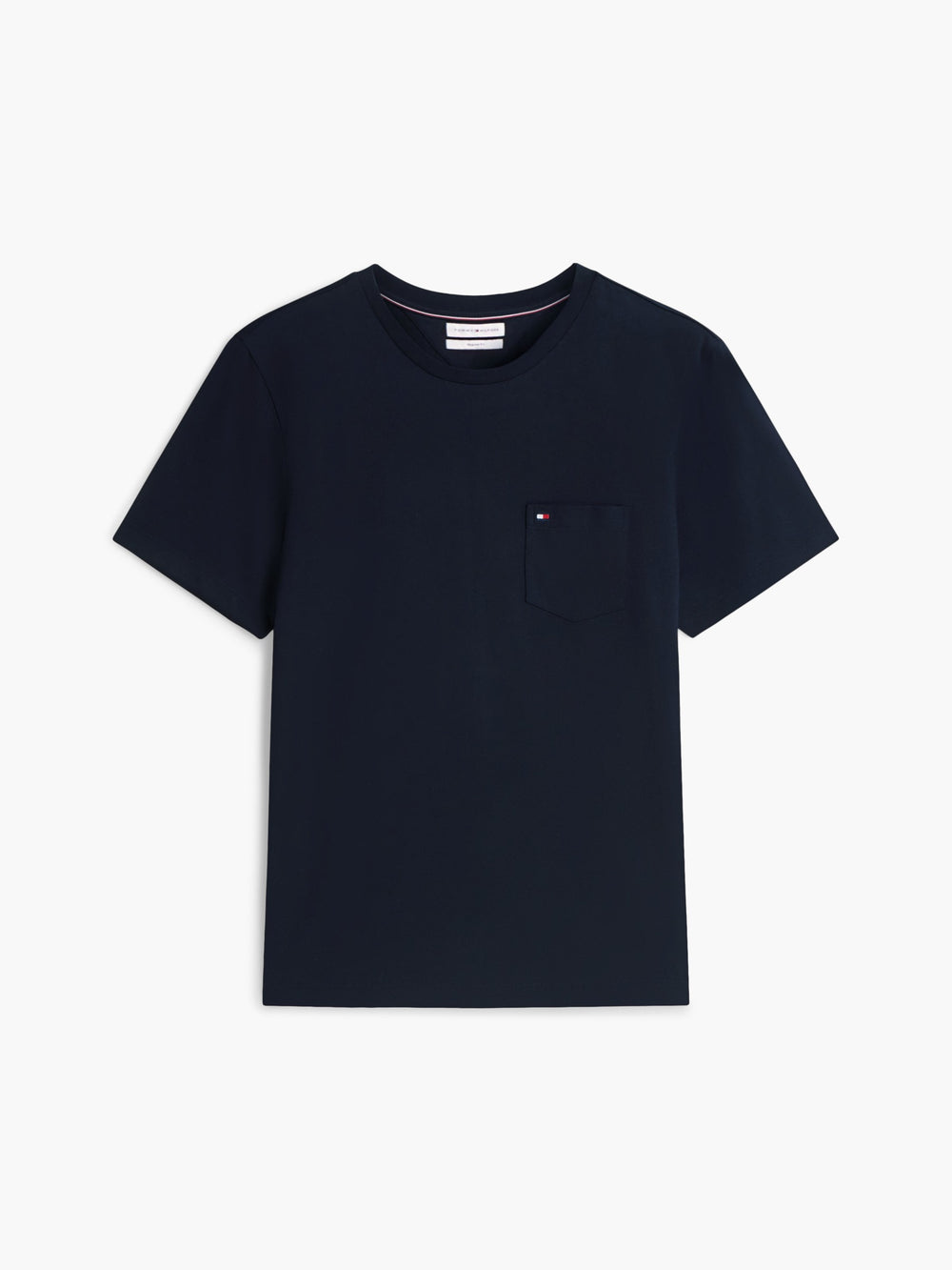 Regular Fit Solid Pocket Tshirt