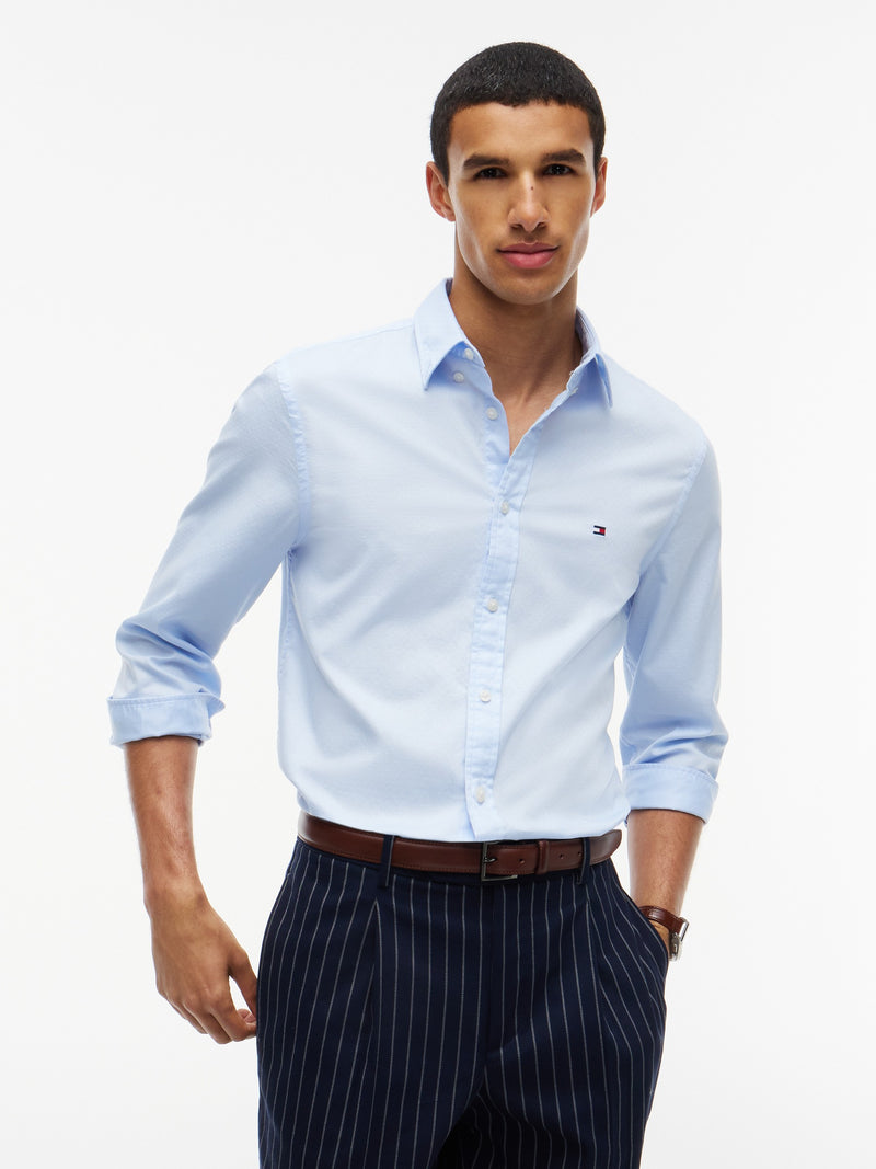 Slim Fit Texture Dobby Shirt