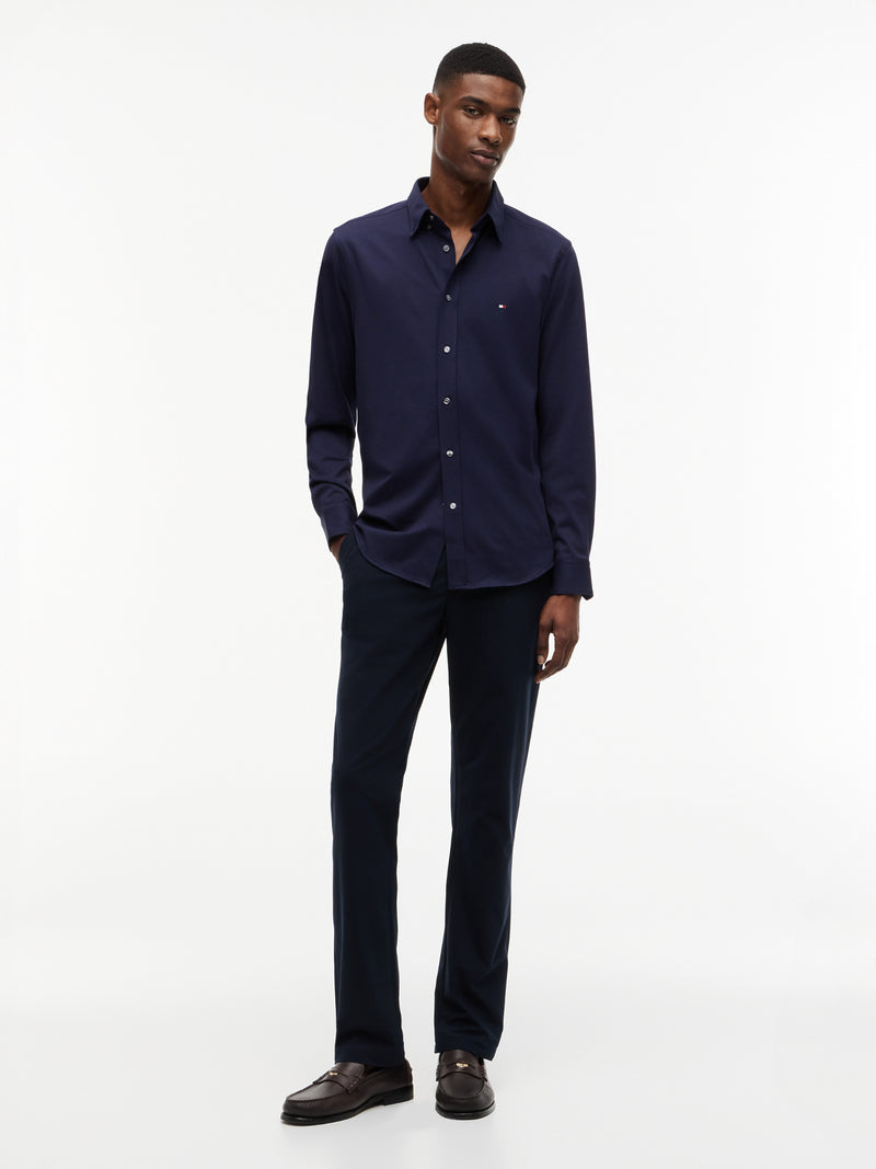 Slim Fit Solid Performance Shirt