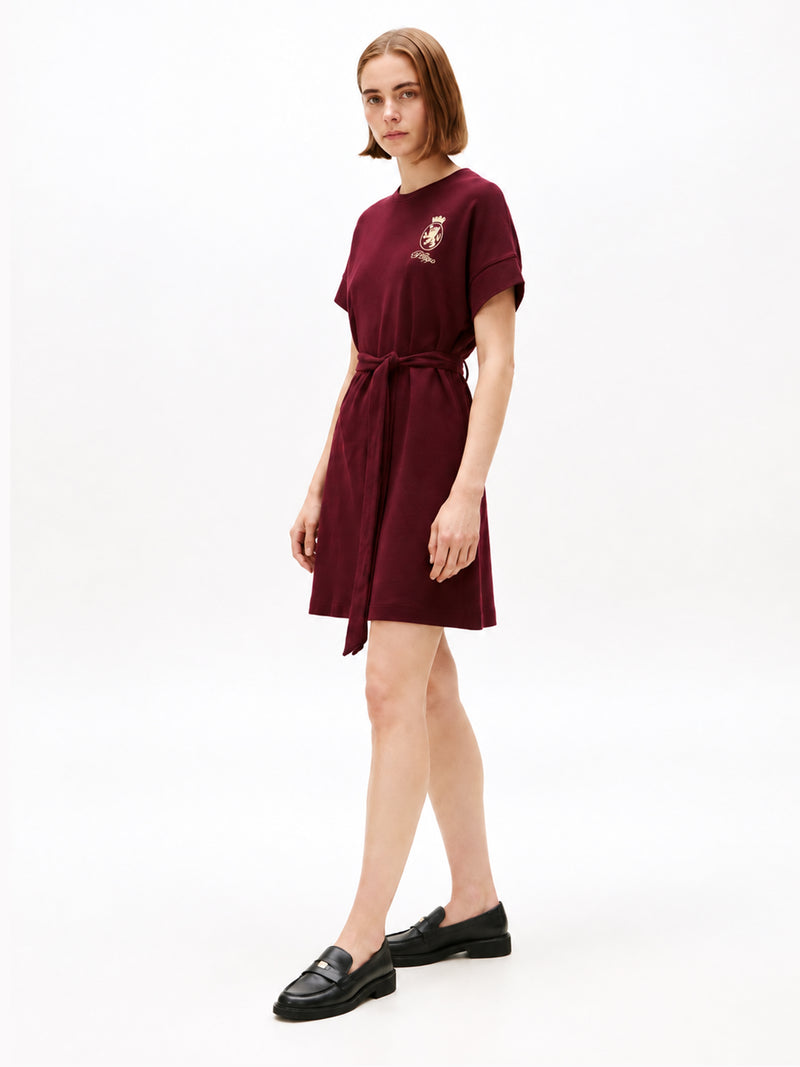 Short Sleeve Solid Cody Fit & Flare Dress