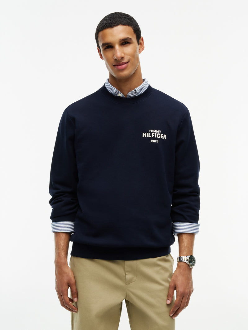 Crew Neck Terry Sweatshirt
