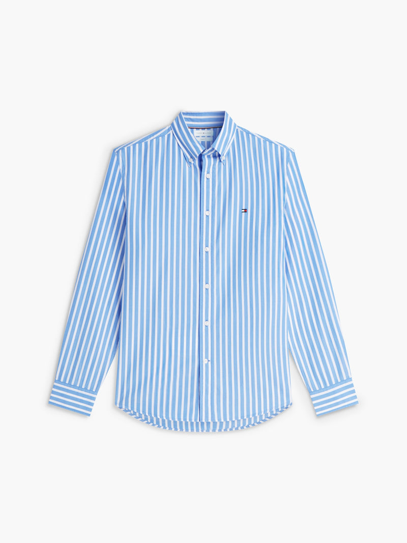 Regular Fit Stripe Poplin Shirt
