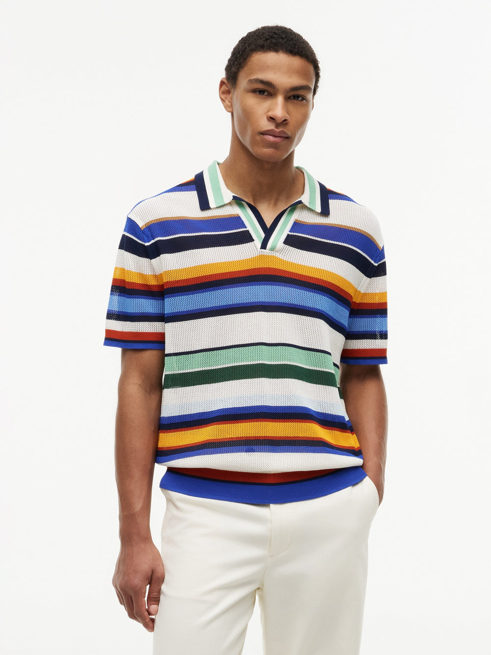 Jhonny Collar Striped Polo