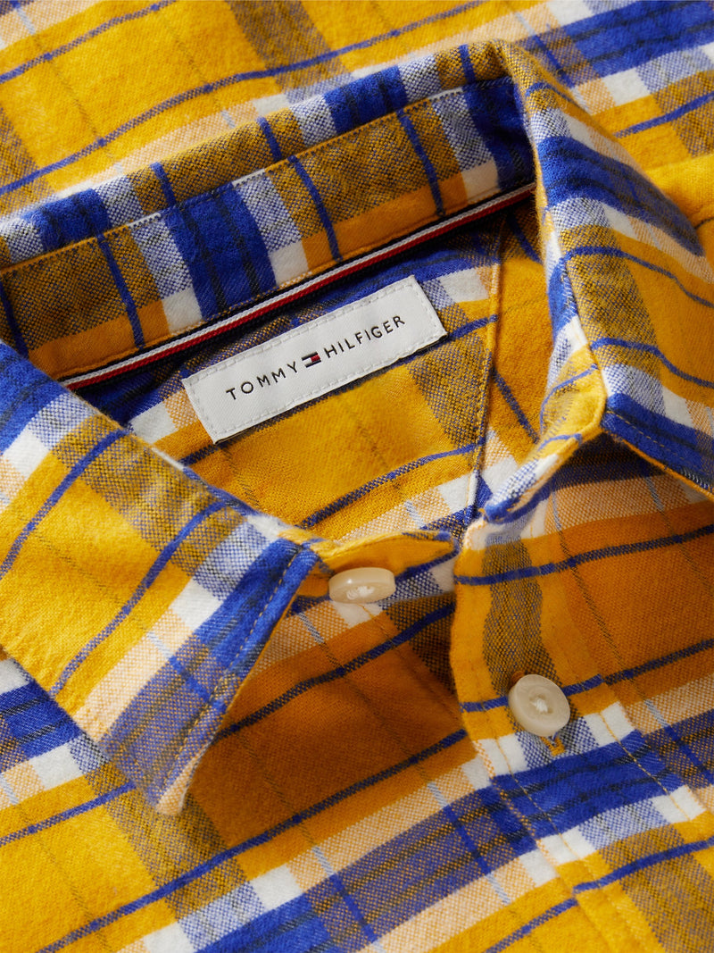 Kids Stretch Check Shirt