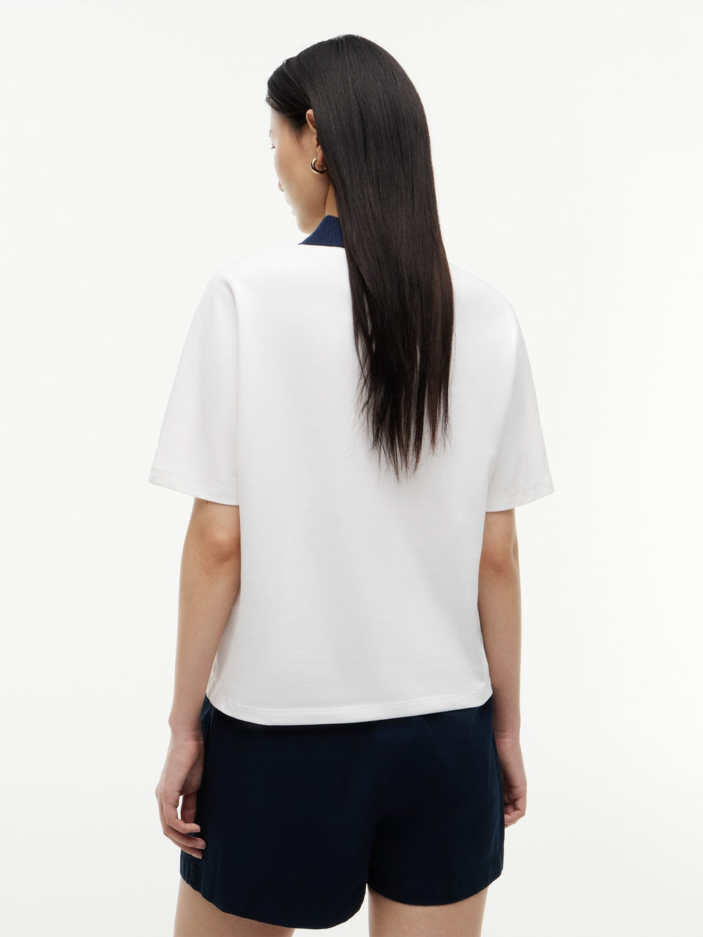 Solid Regular Fit Half Sleeve Pique Polo