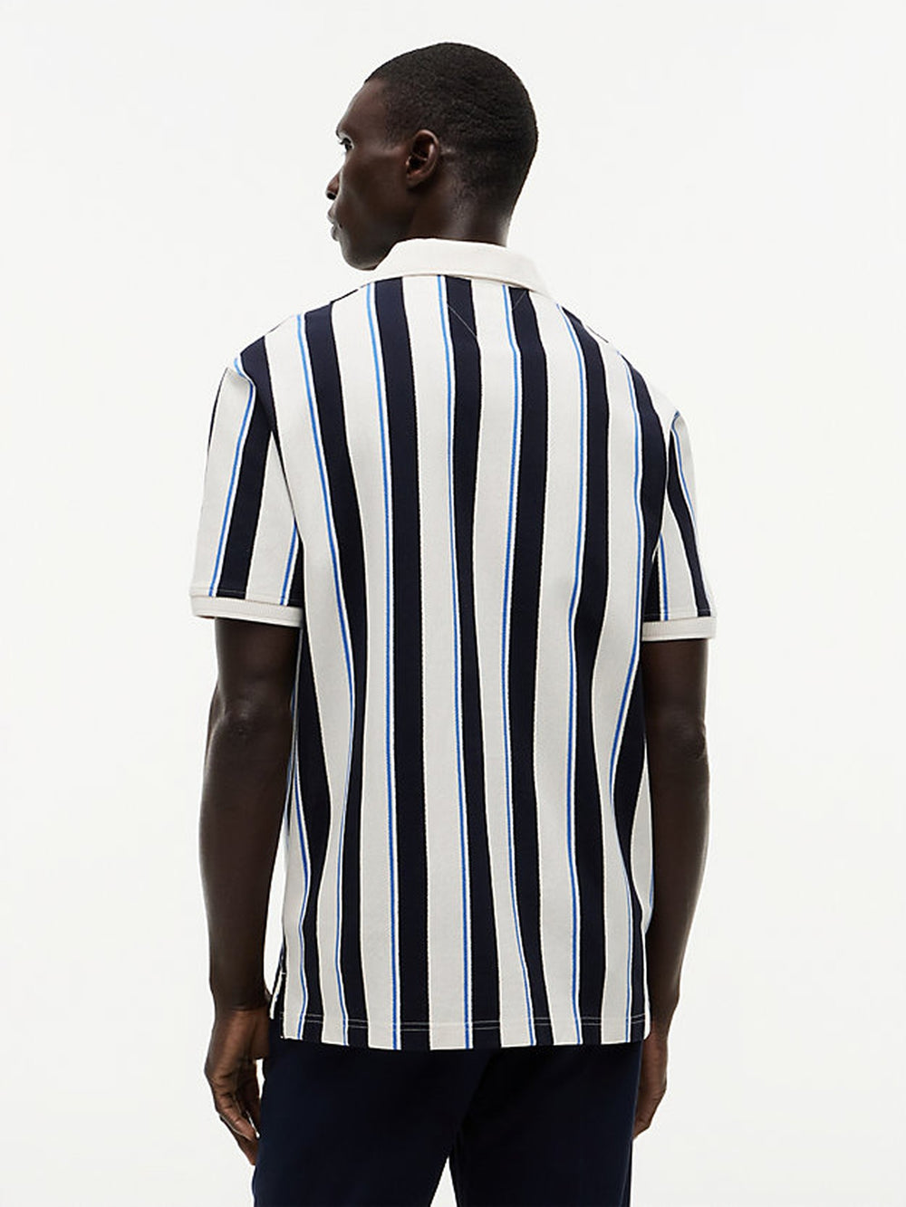 Johnny Collar Crepe Polo