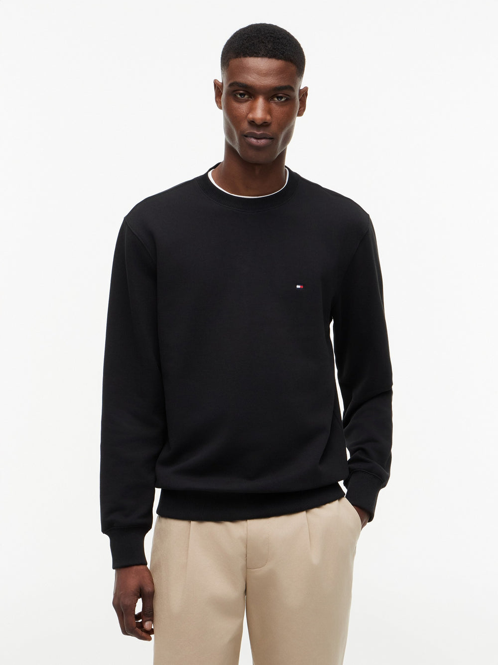 Solid Terry Pullover