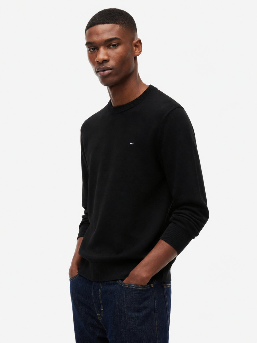 Slim Fit Light Loose Knit Pullover