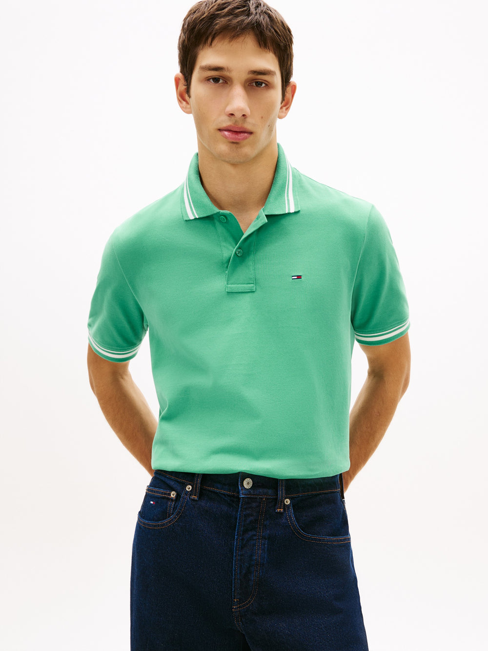 Regular Fit Tipped Polo