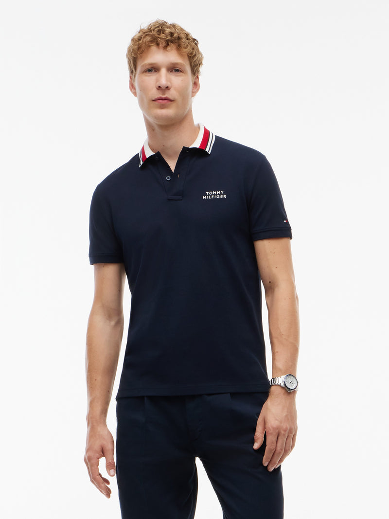 Regular Fit Collar Detailing Pique Polo