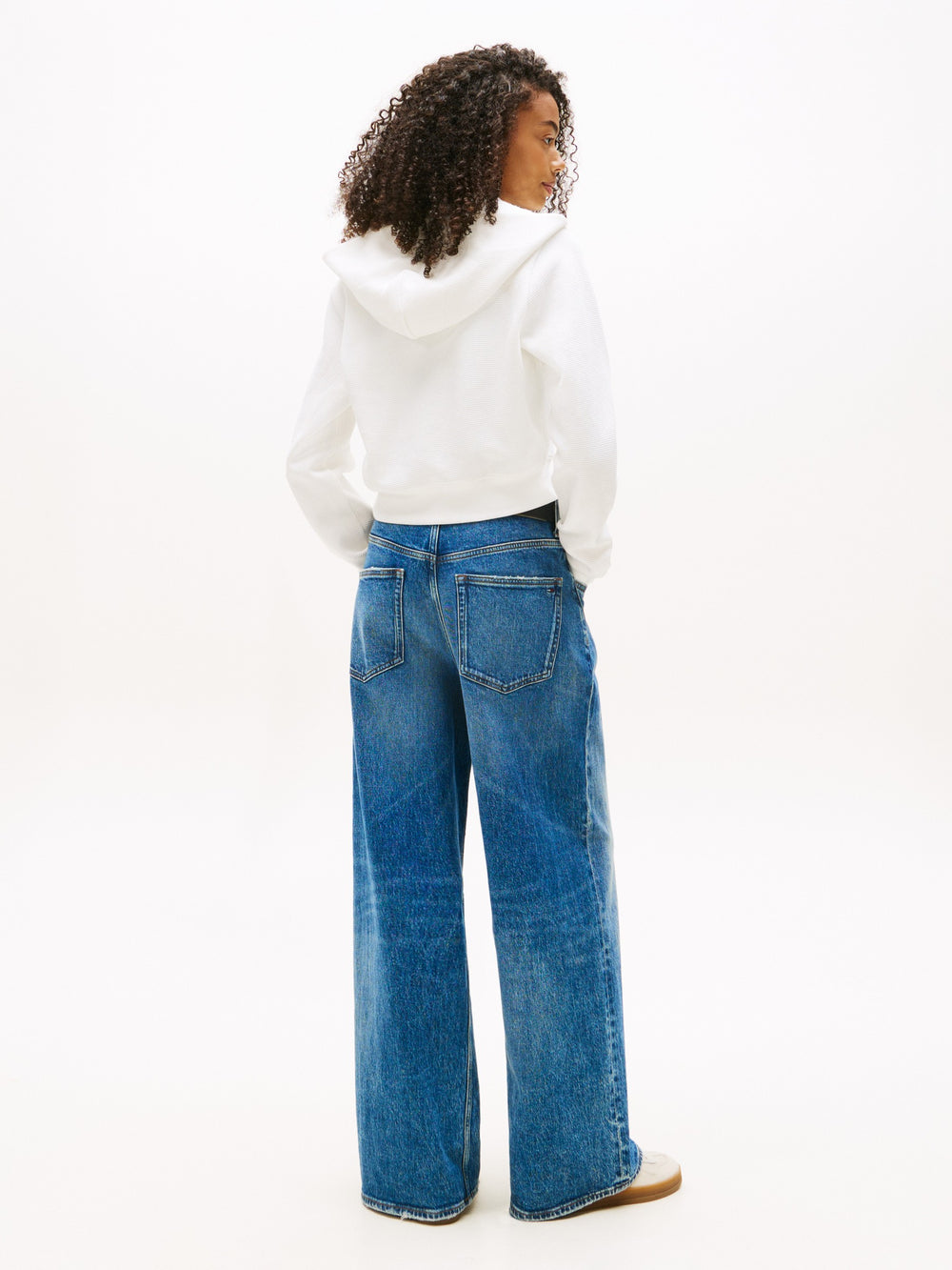 Crop Fit Terry Pullover