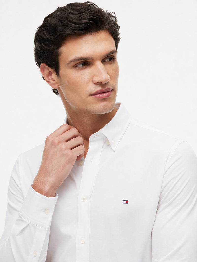 Slim Fit Solid Performance Shirt