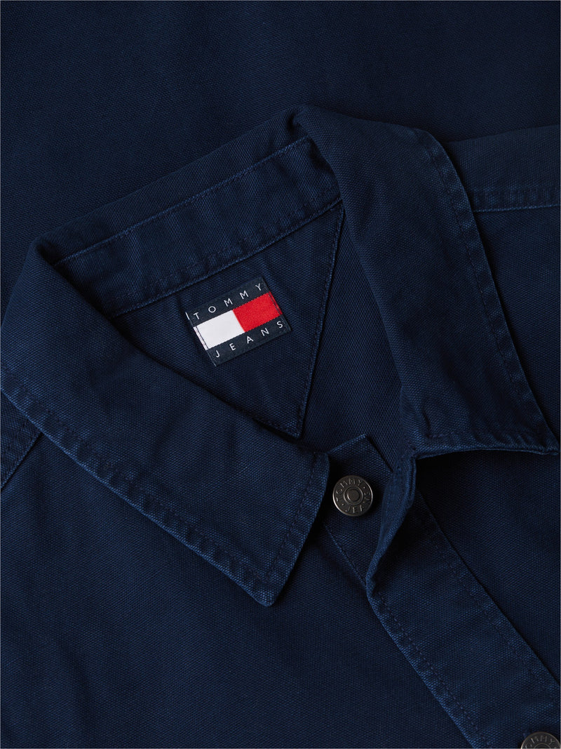 Oversized Fit Washed Overshirt Shirt