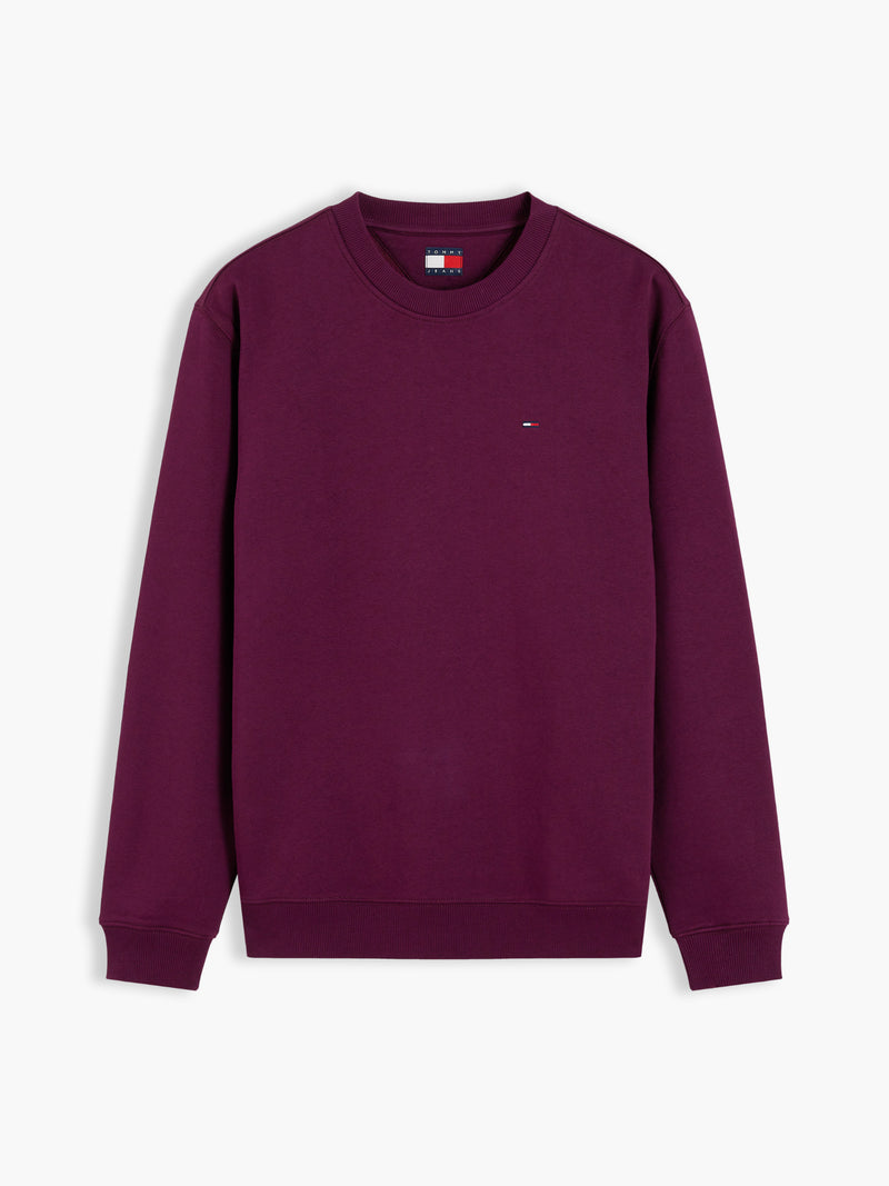 Regular Fit Brushed Fleece Crew Neck Sweatshirt