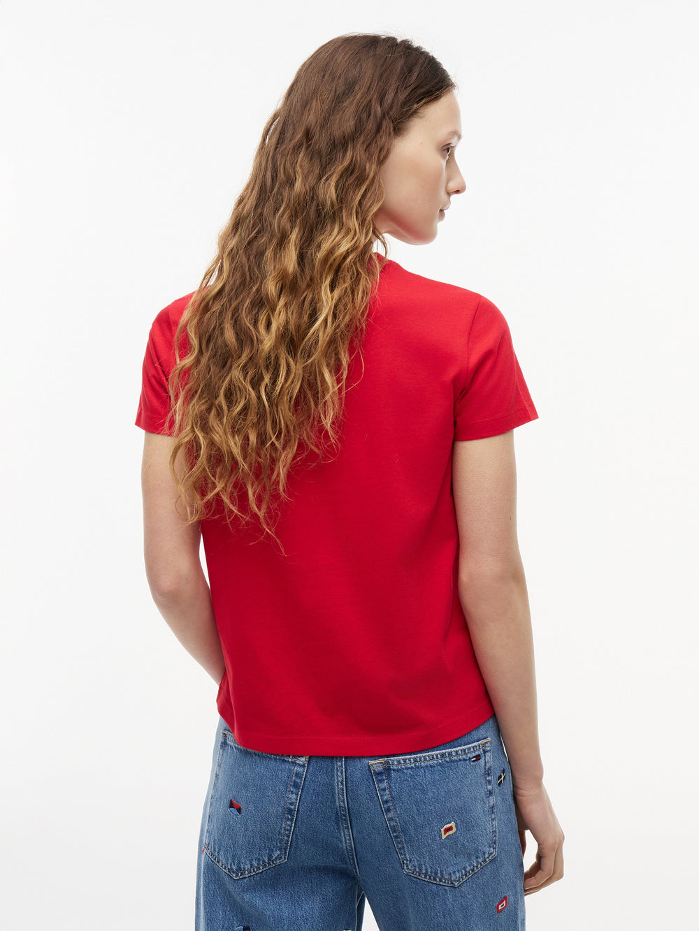 Solid Regular Fit Half Sleeve Cotton Jersey T-Shirt