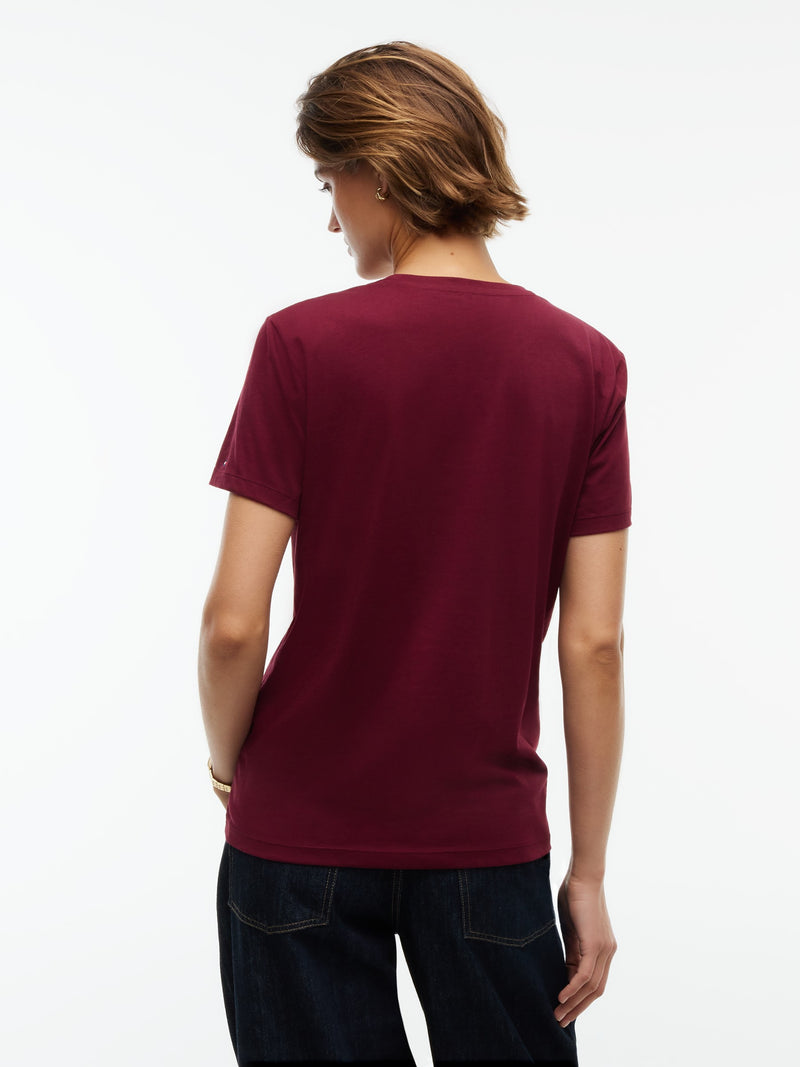 Solid Regular Fit Half Sleeve Cotton Jersey T-Shirt