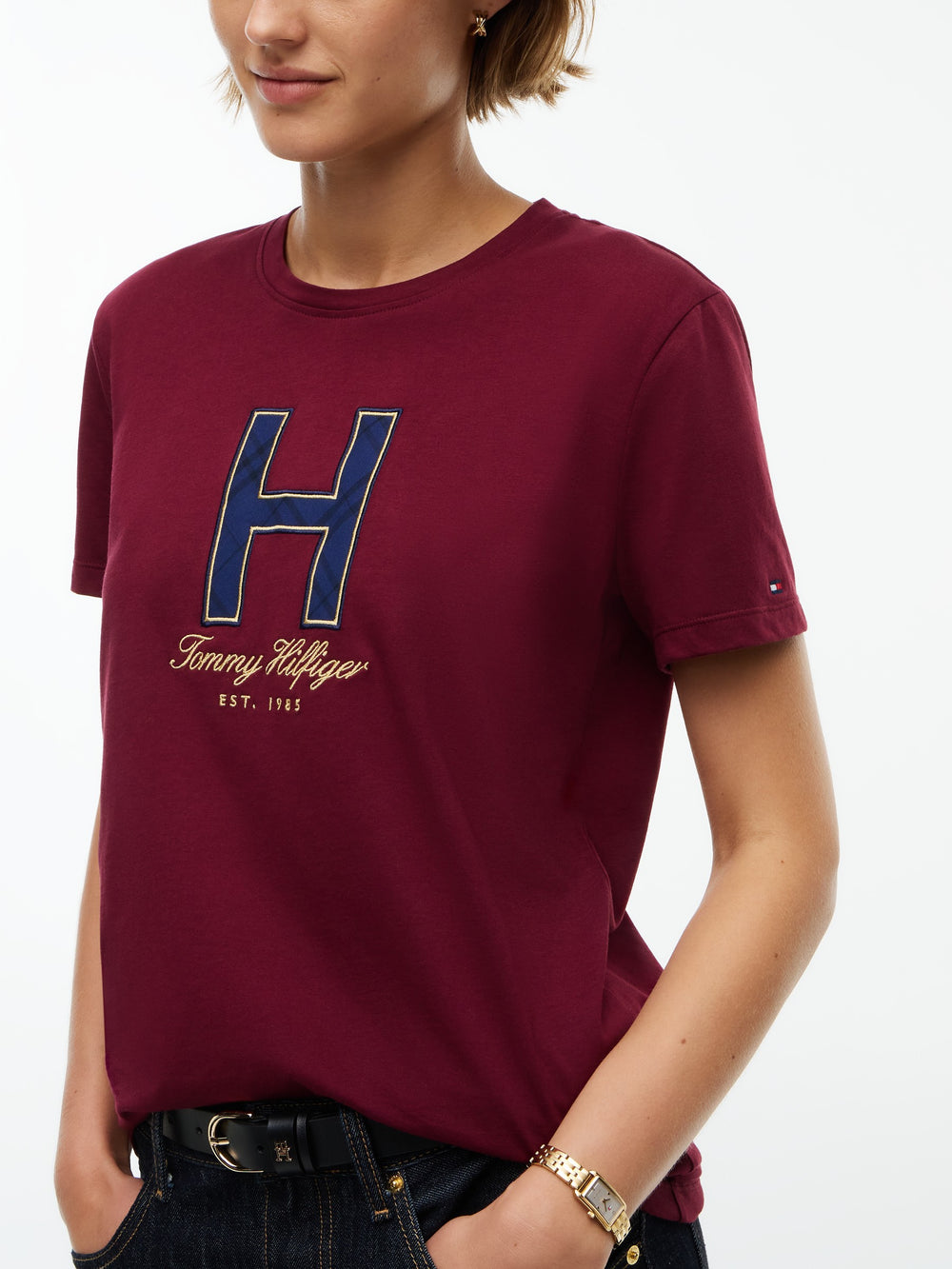 Solid Regular Fit Half Sleeve Cotton Jersey T-Shirt