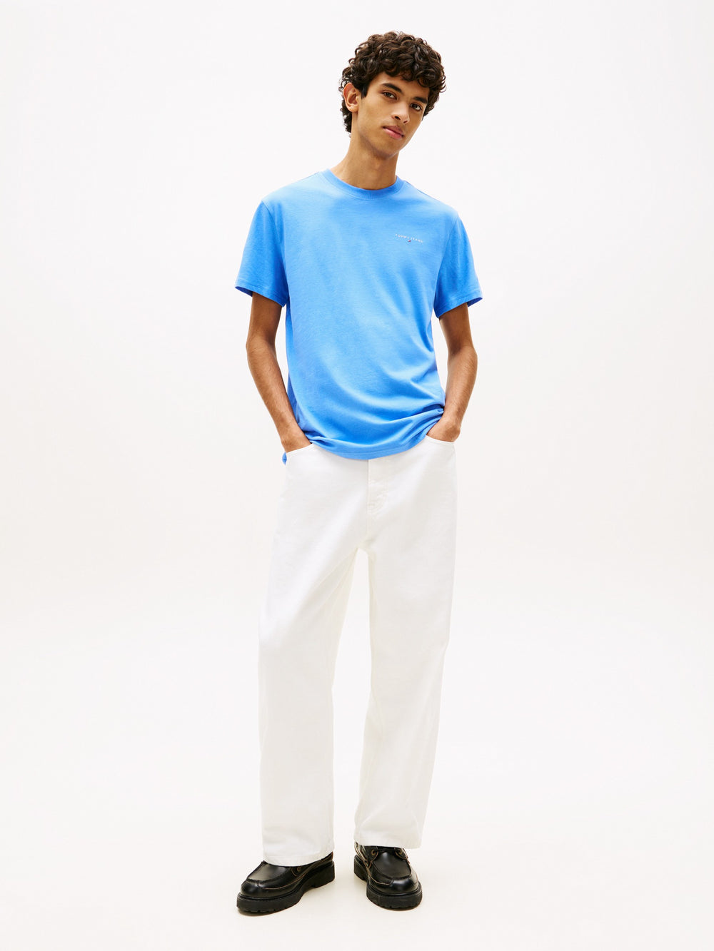 Slim Fit Linear Logo T-Shirt