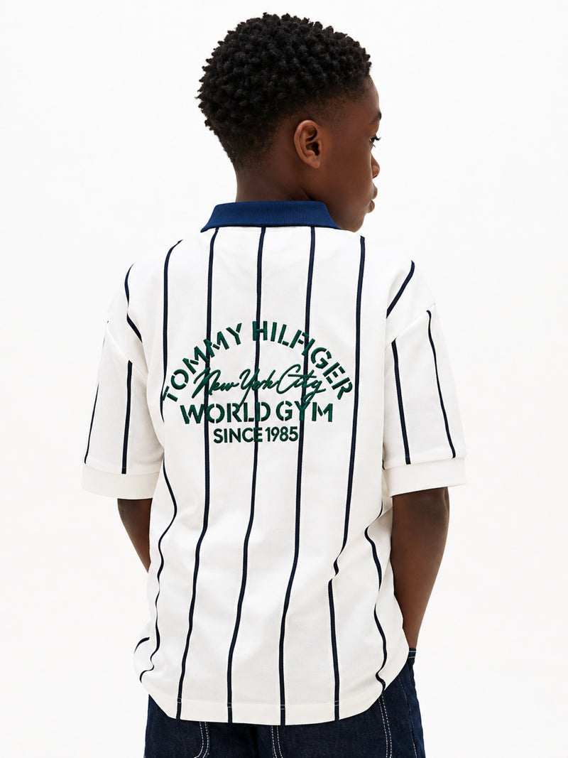 Kids Stripe Polo