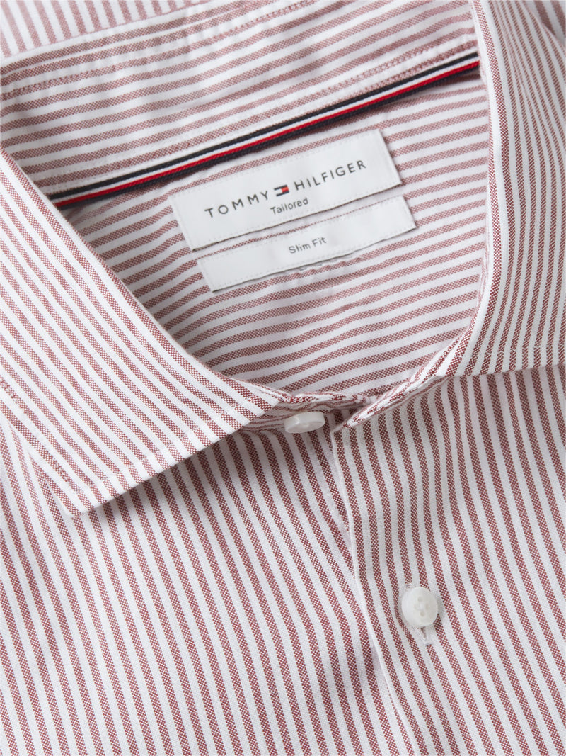 Slim Fit Stripe Oxford Shirt