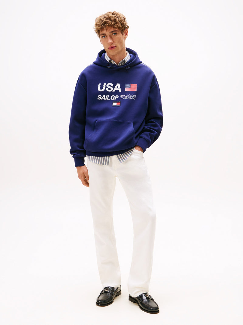 Relaxed Fit Interlock Hoodie