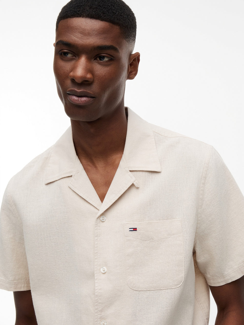Regular Fit Solid Linen Blends Shirt