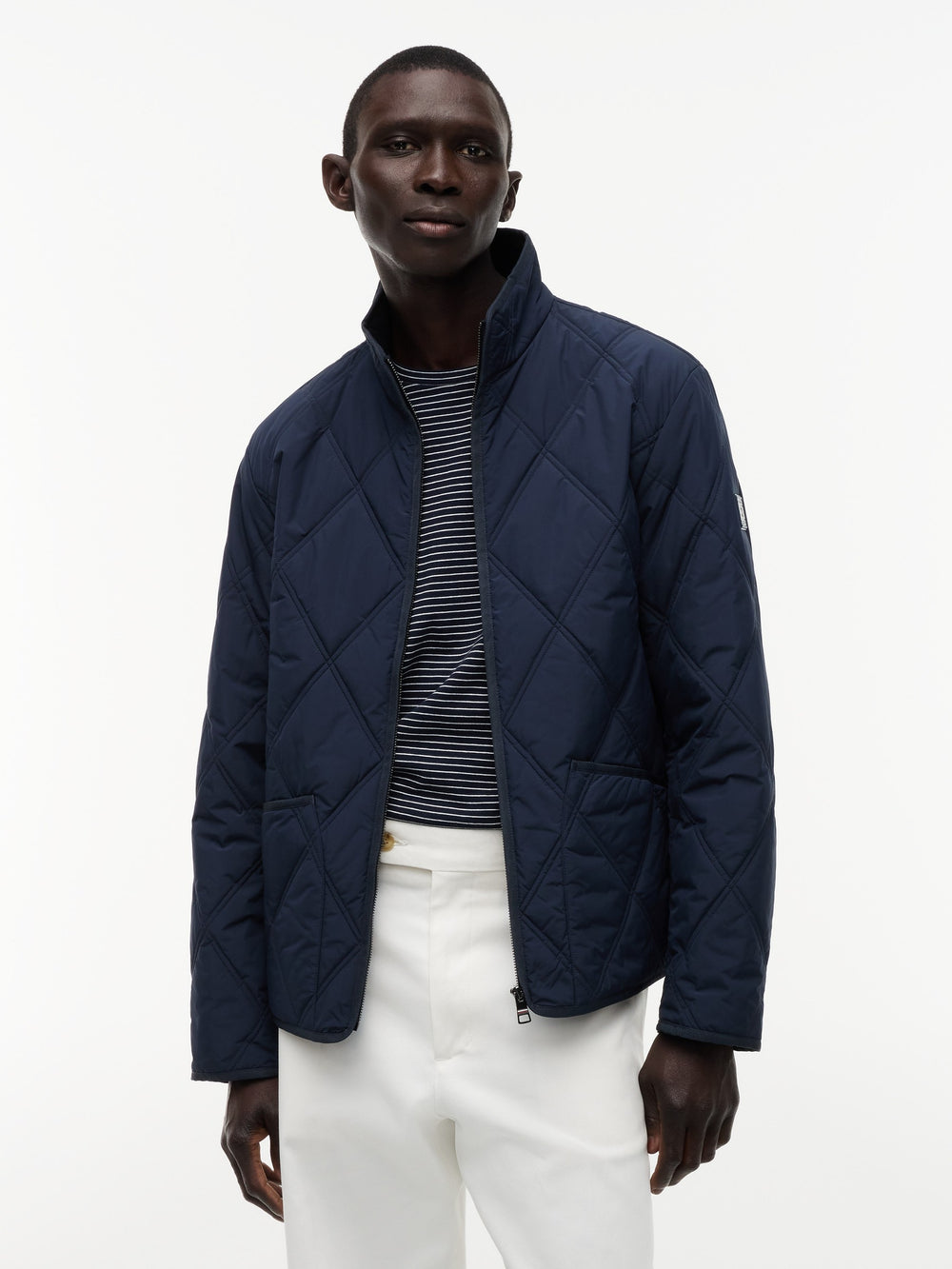 Regular Fit Quilted or Padded Jacket