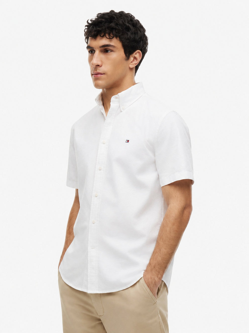 Regular Fit Solid Oxford Shirt