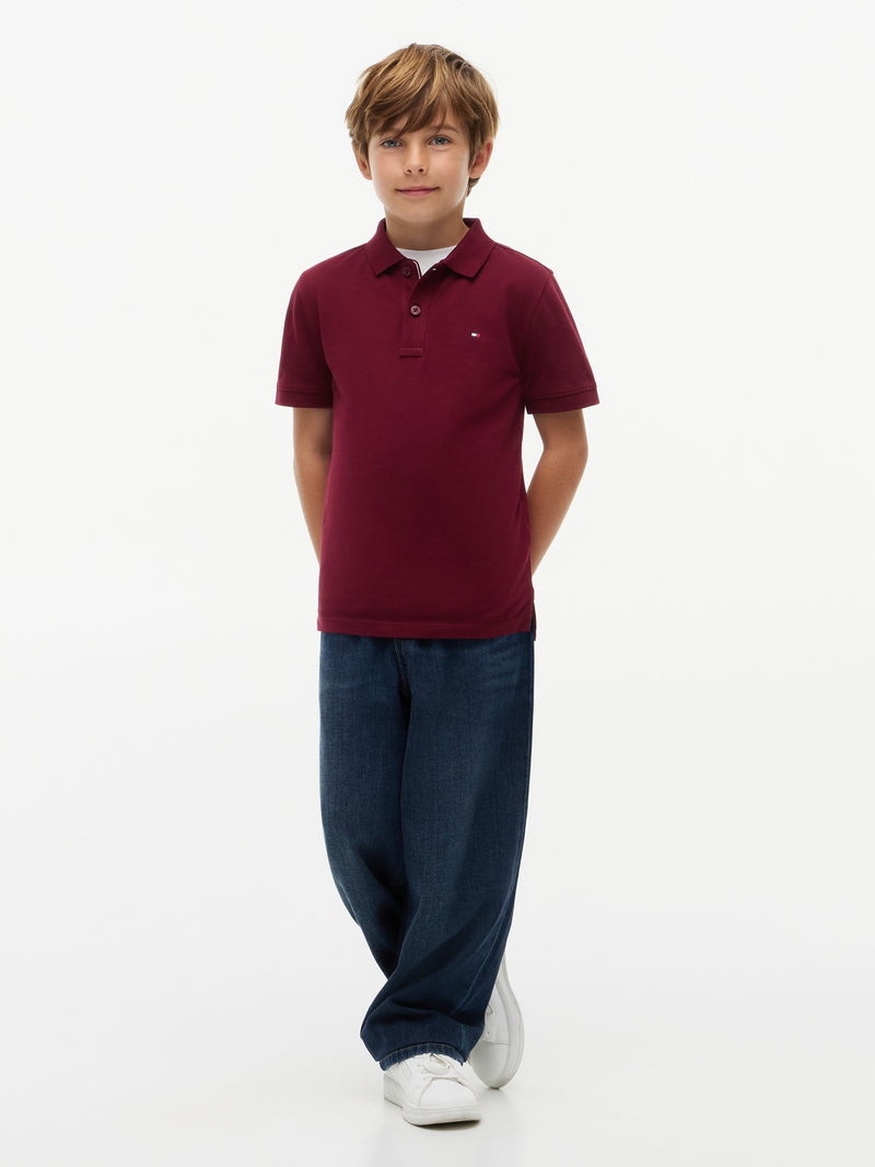 Kids Solid Polo
