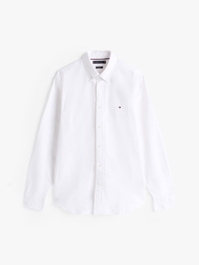 Regular Fit Solid Oxford Shirt