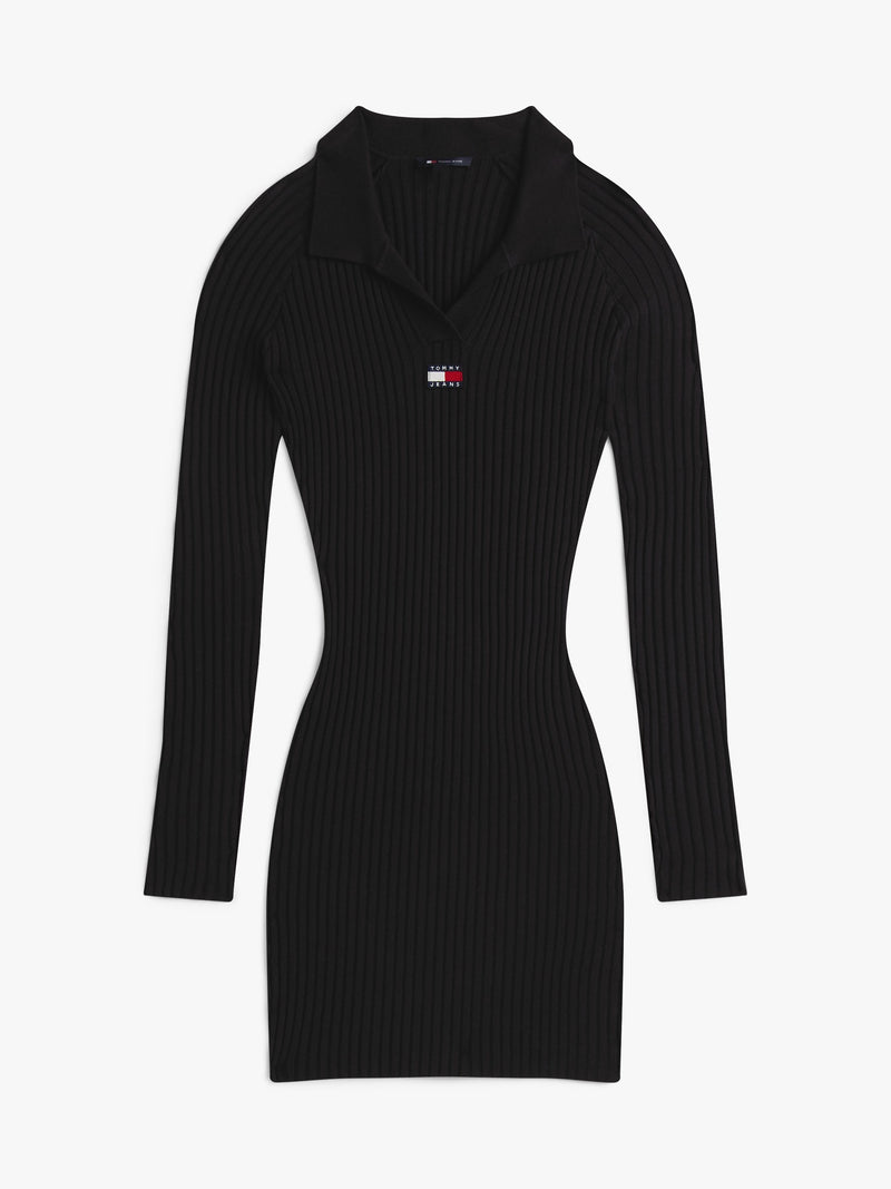 Full Sleeve Solid Sweater Bodycon Dress