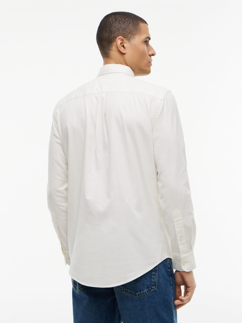 Regular Fit Solid Flannel Shirt