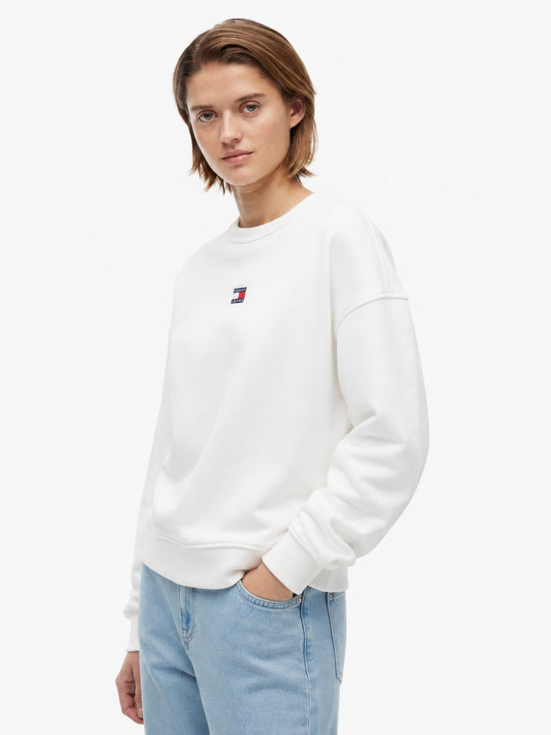 Relaxed Fit Terry Pullover