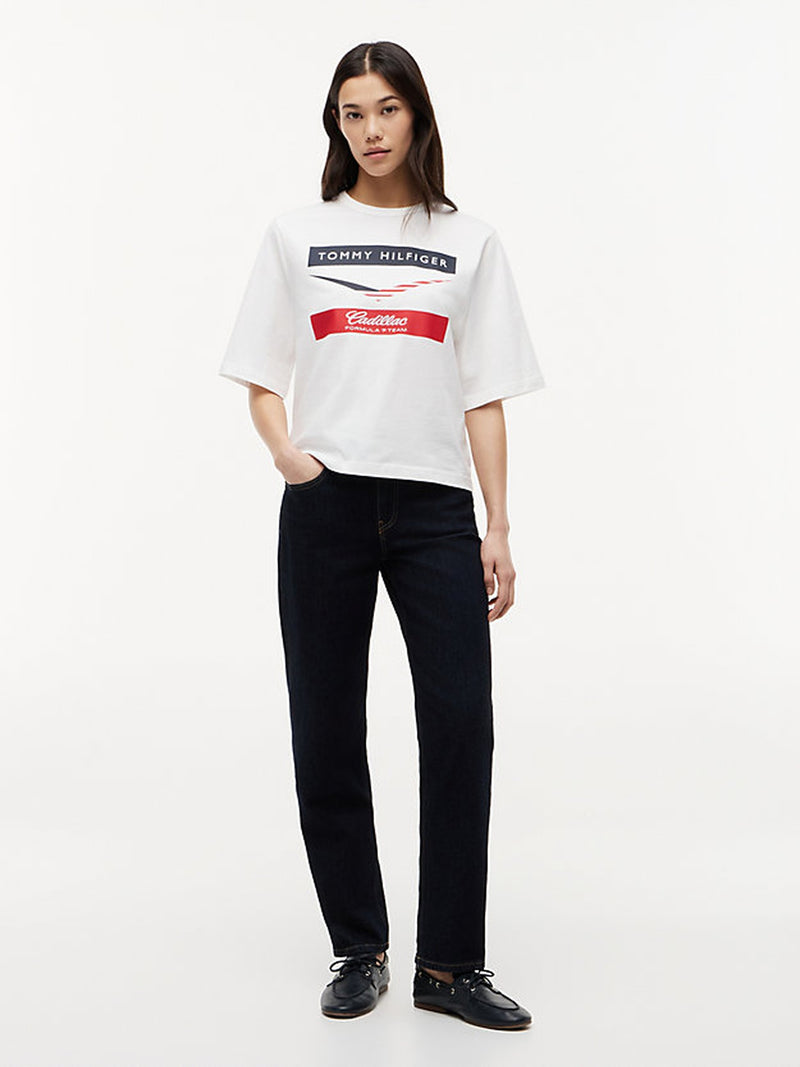 Solid Relaxed Fit Short Sleeve Cotton Jersey T-Shirt
