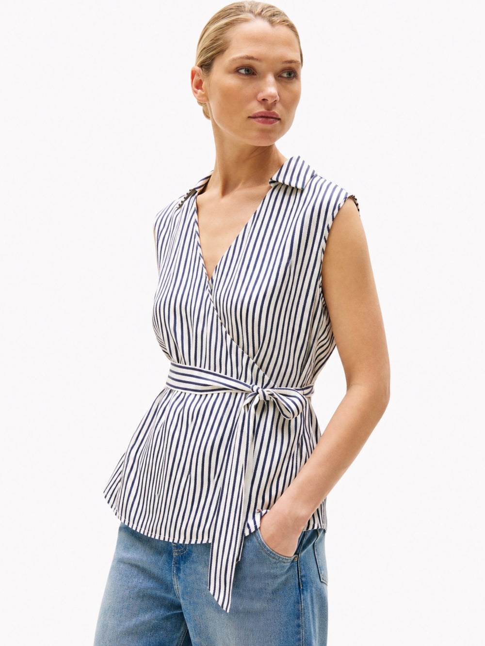 Slim Fit Stripe Top