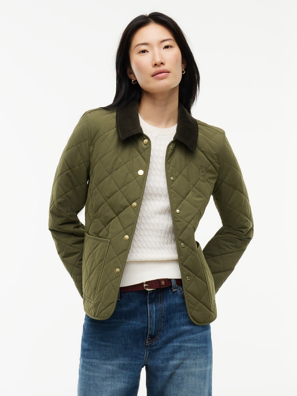 Slim Fit Quilted Jacket
