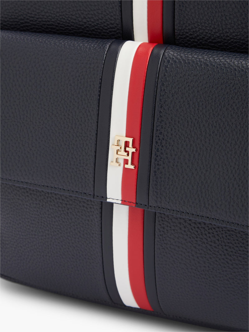 Stripes Pu Dome Bag