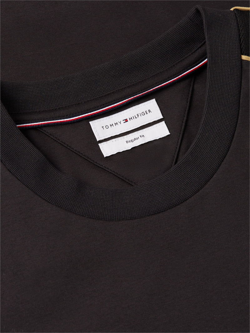 Regular Fit Sleeve Taped Interlock Tshirt